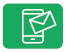 sms üzenet mobilon ikon